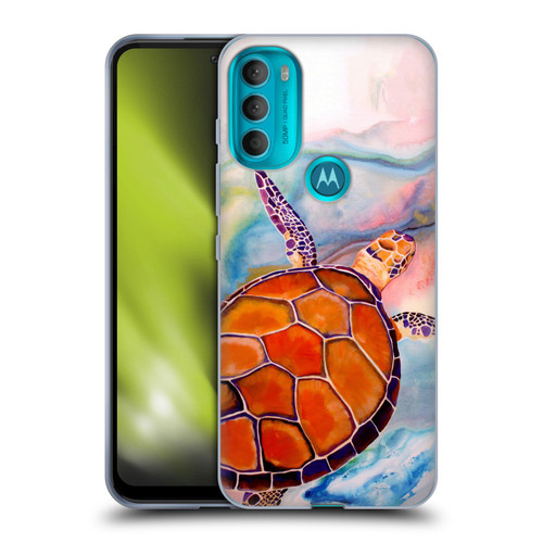Jody Wright Animals Tranquility Sea Turtle Soft Gel Case for Motorola Moto G71 5G