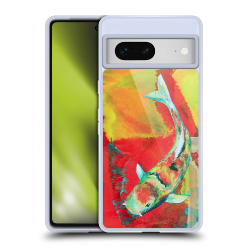 Jody Wright Animals Koi Fish Soft Gel Case for Google Pixel 7