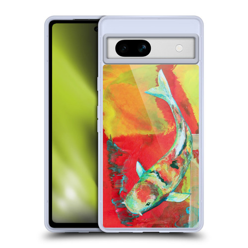 Jody Wright Animals Koi Fish Soft Gel Case for Google Pixel 7a