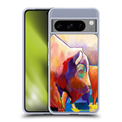 Jody Wright Animals Bison Soft Gel Case for Google Pixel 8 Pro