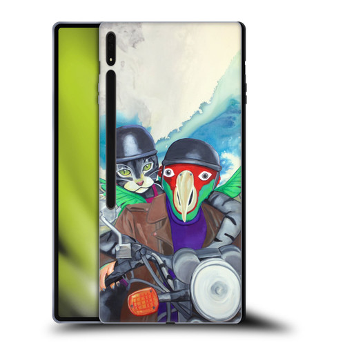 Jody Wright Animals Bikers Different Strokes Soft Gel Case for Samsung Galaxy Tab S8 Ultra