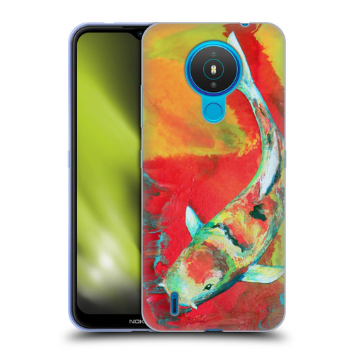 Jody Wright Animals Koi Fish Soft Gel Case for Nokia 1.4