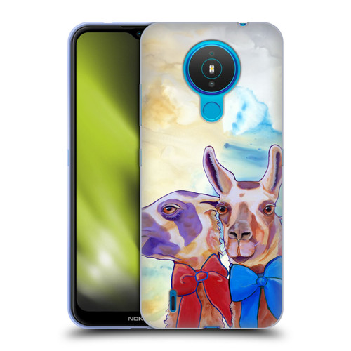 Jody Wright Animals Lovely Llamas Soft Gel Case for Nokia 1.4