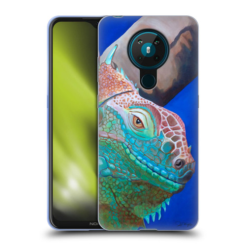 Jody Wright Animals Iguana Attitude Soft Gel Case for Nokia 5.3