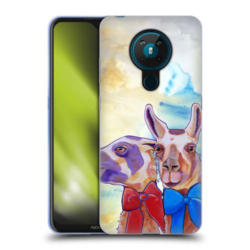 Jody Wright Animals Lovely Llamas Soft Gel Case for Nokia 5.3