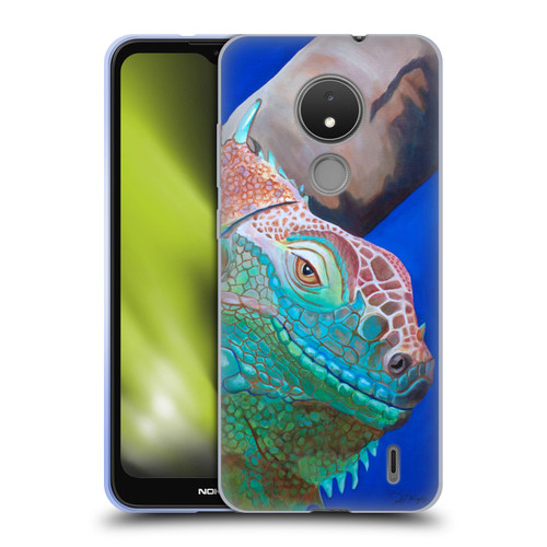 Jody Wright Animals Iguana Attitude Soft Gel Case for Nokia C21