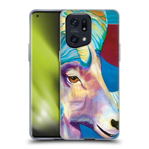 Jody Wright Animals Bighorn Soft Gel Case for OPPO Find X5 Pro