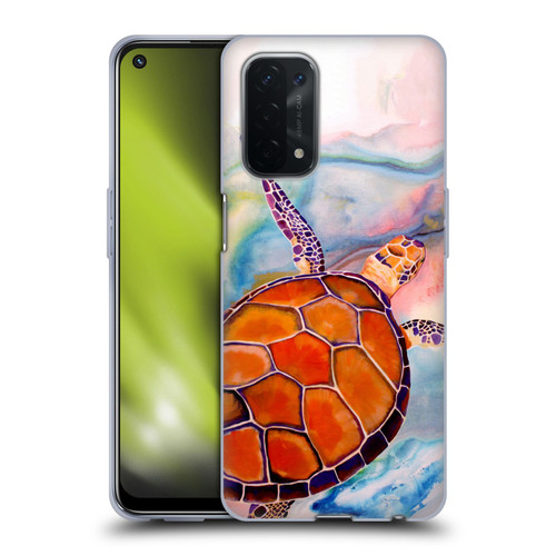 Jody Wright Animals Tranquility Sea Turtle Soft Gel Case for OPPO A54 5G