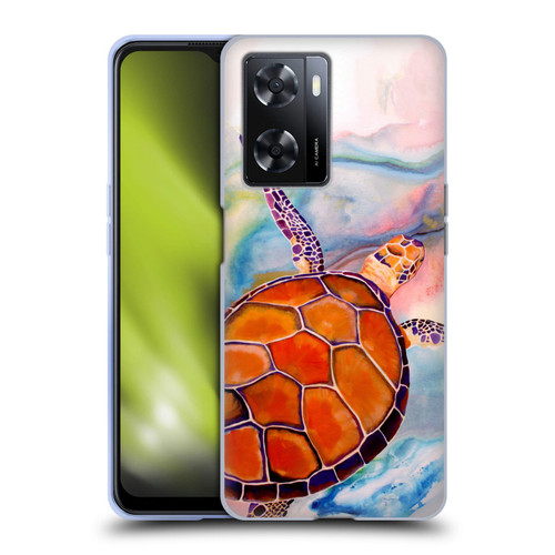 Jody Wright Animals Tranquility Sea Turtle Soft Gel Case for OPPO A57s