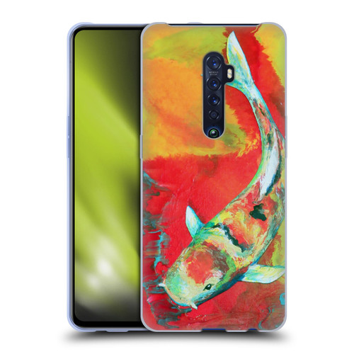 Jody Wright Animals Koi Fish Soft Gel Case for OPPO Reno 2