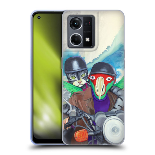 Jody Wright Animals Bikers Different Strokes Soft Gel Case for OPPO Reno8 4G
