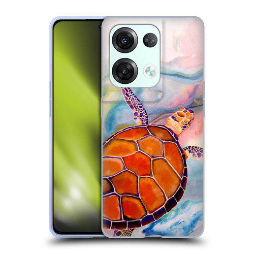 Jody Wright Animals Tranquility Sea Turtle Soft Gel Case for OPPO Reno8 Pro