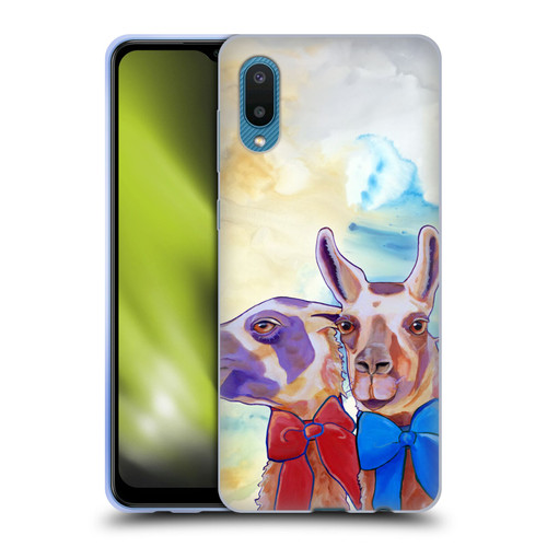 Jody Wright Animals Lovely Llamas Soft Gel Case for Samsung Galaxy A02/M02 (2021)