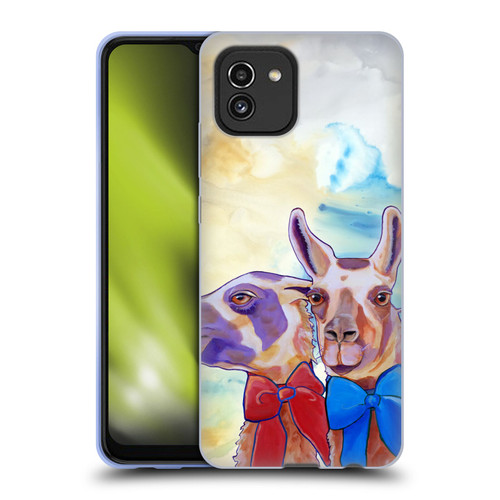 Jody Wright Animals Lovely Llamas Soft Gel Case for Samsung Galaxy A03 (2021)