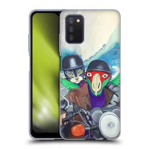 Jody Wright Animals Bikers Different Strokes Soft Gel Case for Samsung Galaxy A03s (2021)