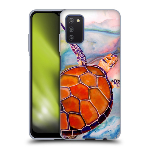 Jody Wright Animals Tranquility Sea Turtle Soft Gel Case for Samsung Galaxy A03s (2021)