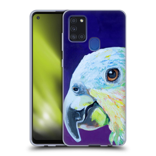 Jody Wright Animals Here's Looking At You Soft Gel Case for Samsung Galaxy A21s (2020)