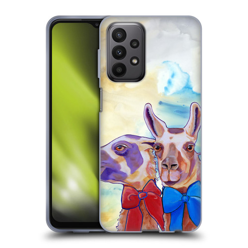 Jody Wright Animals Lovely Llamas Soft Gel Case for Samsung Galaxy A23 / 5G (2022)