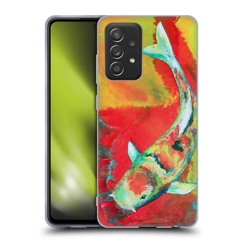 Jody Wright Animals Koi Fish Soft Gel Case for Samsung Galaxy A52 / A52s / 5G (2021)