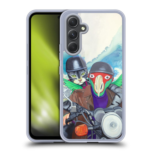 Jody Wright Animals Bikers Different Strokes Soft Gel Case for Samsung Galaxy A54 5G