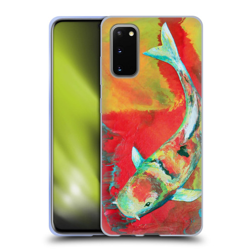 Jody Wright Animals Koi Fish Soft Gel Case for Samsung Galaxy S20 / S20 5G