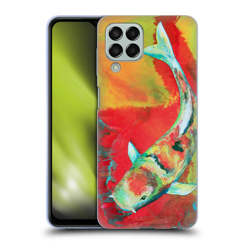 Jody Wright Animals Koi Fish Soft Gel Case for Samsung Galaxy M33 (2022)
