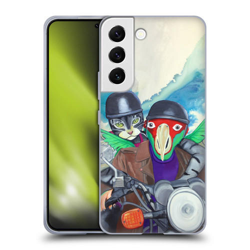 Jody Wright Animals Bikers Different Strokes Soft Gel Case for Samsung Galaxy S22 5G