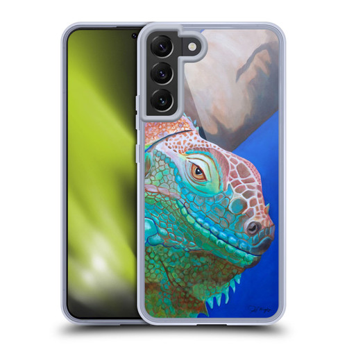 Jody Wright Animals Iguana Attitude Soft Gel Case for Samsung Galaxy S22+ 5G