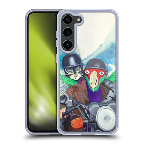 Jody Wright Animals Bikers Different Strokes Soft Gel Case for Samsung Galaxy S23+ 5G