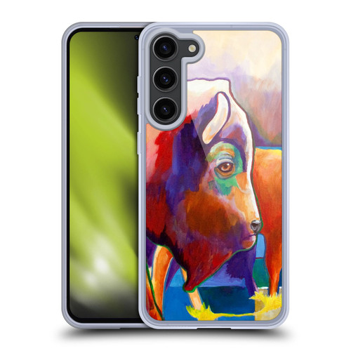 Jody Wright Animals Bison Soft Gel Case for Samsung Galaxy S23+ 5G