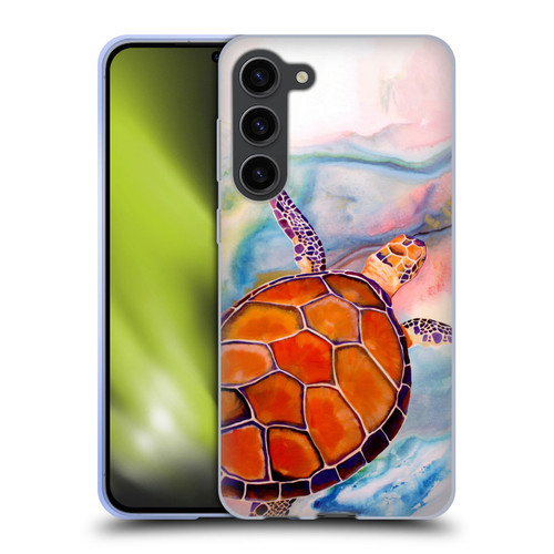 Jody Wright Animals Tranquility Sea Turtle Soft Gel Case for Samsung Galaxy S23+ 5G