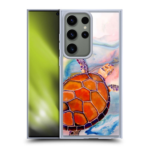 Jody Wright Animals Tranquility Sea Turtle Soft Gel Case for Samsung Galaxy S23 Ultra 5G
