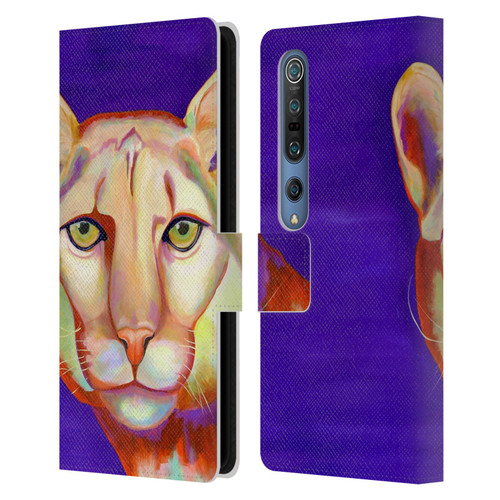 Jody Wright Animals Panther Leather Book Wallet Case Cover For Xiaomi Mi 10 5G / Mi 10 Pro 5G