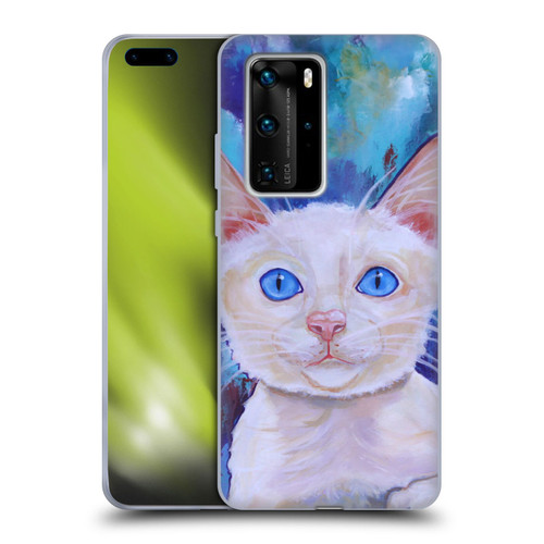 Jody Wright Dog And Cat Collection Pretty Blue Eyes Soft Gel Case for Huawei P40 Pro / P40 Pro Plus 5G