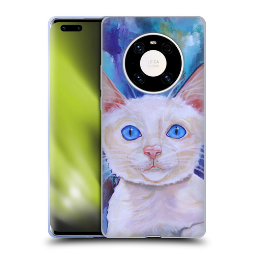 Jody Wright Dog And Cat Collection Pretty Blue Eyes Soft Gel Case for Huawei Mate 40 Pro 5G