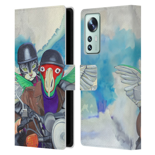 Jody Wright Animals Bikers Different Strokes Leather Book Wallet Case Cover For Xiaomi 12