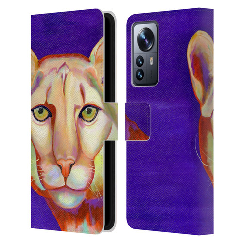 Jody Wright Animals Panther Leather Book Wallet Case Cover For Xiaomi 12 Pro