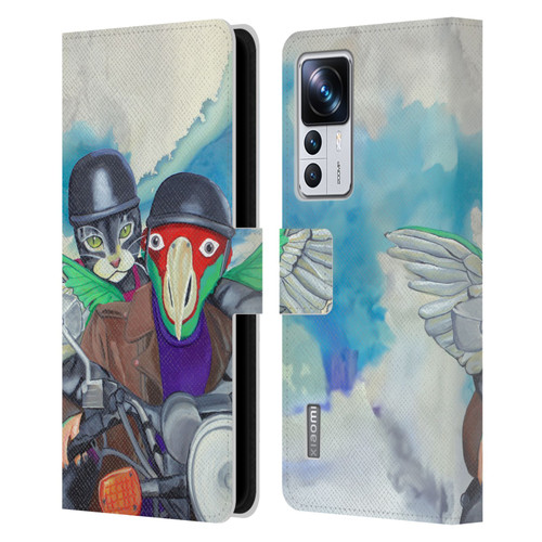 Jody Wright Animals Bikers Different Strokes Leather Book Wallet Case Cover For Xiaomi 12T Pro