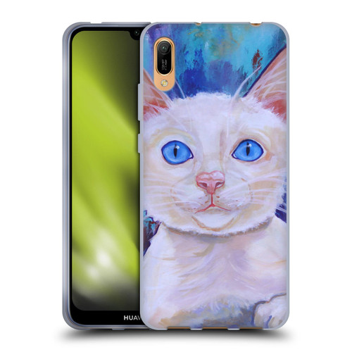 Jody Wright Dog And Cat Collection Pretty Blue Eyes Soft Gel Case for Huawei Y6 Pro (2019)