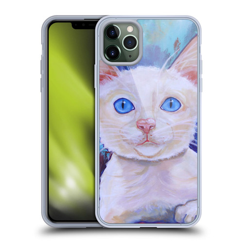 Jody Wright Dog And Cat Collection Pretty Blue Eyes Soft Gel Case for Apple iPhone 11 Pro Max