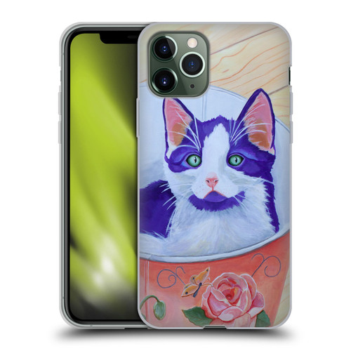 Jody Wright Dog And Cat Collection Bucket Of Love Soft Gel Case for Apple iPhone 11 Pro