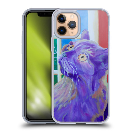 Jody Wright Dog And Cat Collection Just Outside The Window Soft Gel Case for Apple iPhone 11 Pro