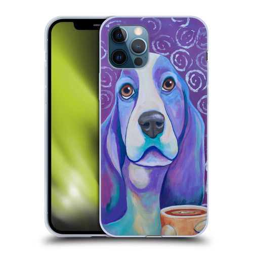 Jody Wright Dog And Cat Collection Caffeine Is Mandatory Soft Gel Case for Apple iPhone 12 / iPhone 12 Pro