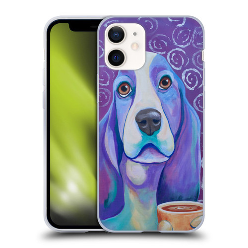 Jody Wright Dog And Cat Collection Caffeine Is Mandatory Soft Gel Case for Apple iPhone 12 Mini