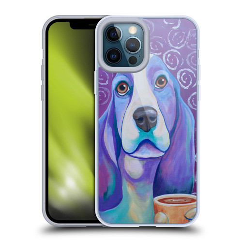 Jody Wright Dog And Cat Collection Caffeine Is Mandatory Soft Gel Case for Apple iPhone 12 Pro Max