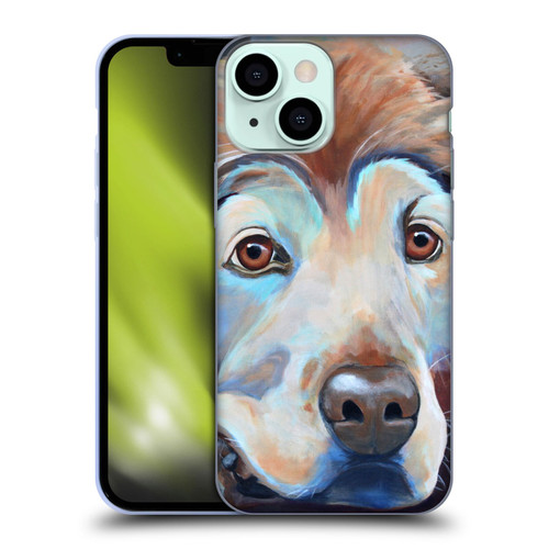Jody Wright Dog And Cat Collection A Little Rest & Relaxation Soft Gel Case for Apple iPhone 13 Mini