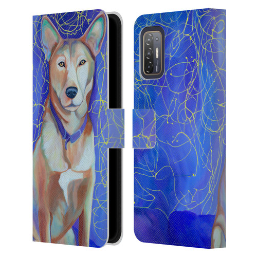 Jody Wright Dog And Cat Collection High Energy Leather Book Wallet Case Cover For HTC Desire 21 Pro 5G