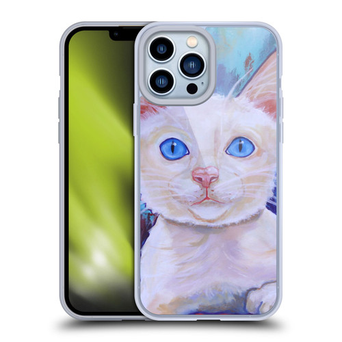 Jody Wright Dog And Cat Collection Pretty Blue Eyes Soft Gel Case for Apple iPhone 13 Pro Max