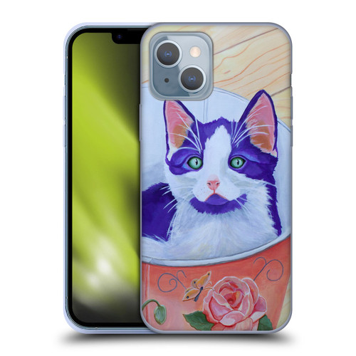 Jody Wright Dog And Cat Collection Bucket Of Love Soft Gel Case for Apple iPhone 14