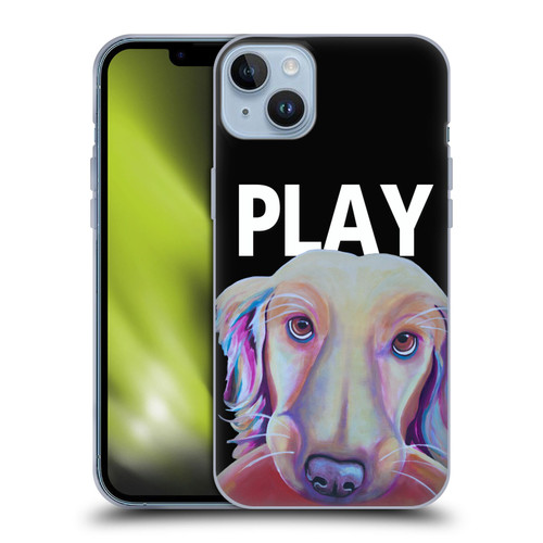 Jody Wright Dog And Cat Collection Playful Soft Gel Case for Apple iPhone 14 Plus